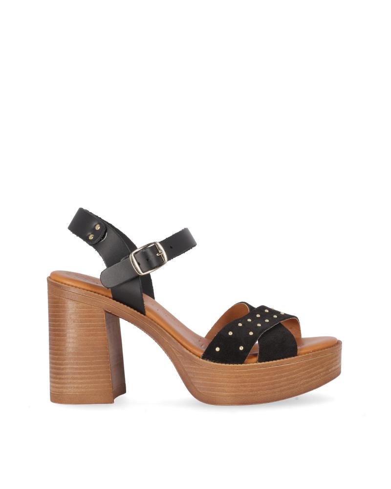 Sandalias de Mujer CHIKA10 GOTICA UP 07 NEGRO-BLACK