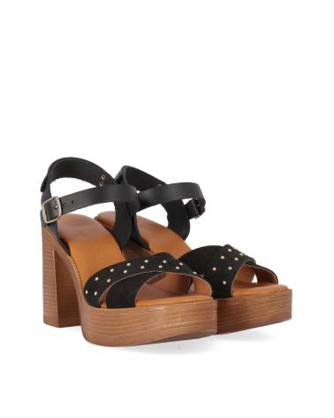 Sandalias de Mujer CHIKA10 GOTICA UP 07 NEGRO-BLACK