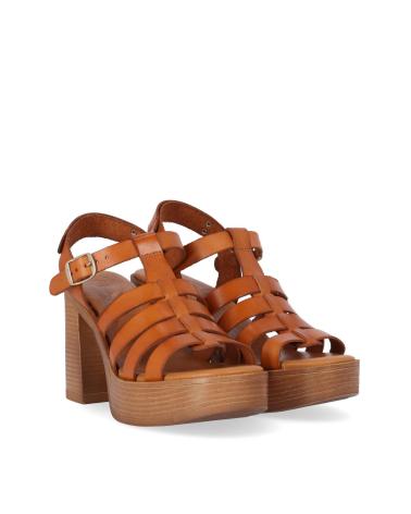 Sandalias de Mujer CHIKA10 GOTICA UP 08 CUERO-TAN