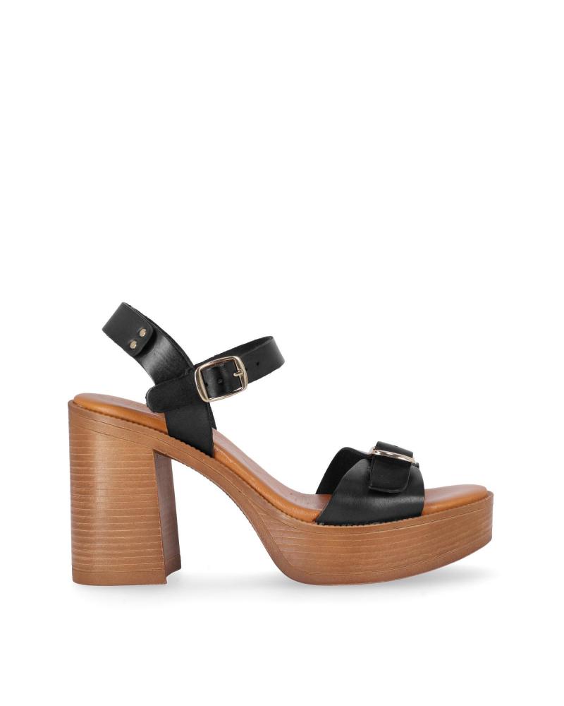 Sandálias de Mulher CHIKA10 GOTICA UP 09 NEGRO-BLACK