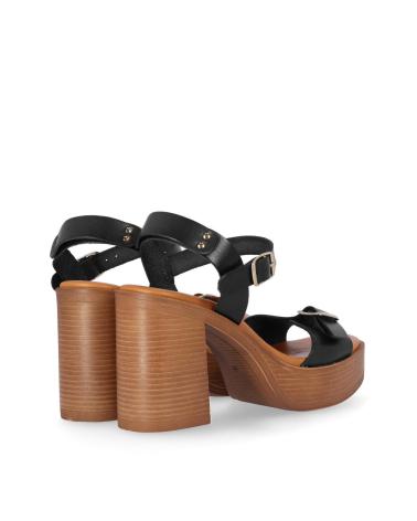 Sandálias de Mulher CHIKA10 GOTICA UP 09 NEGRO-BLACK