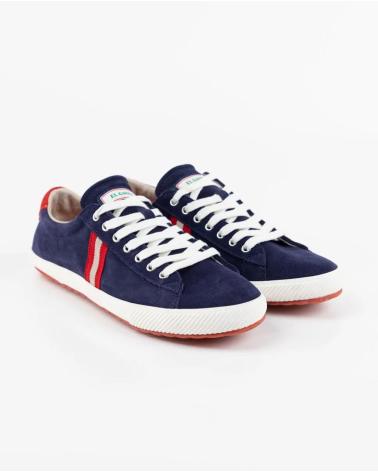 Deportivas de Hombre EL GANSO ZAPATILLAS LOW TOP ANTE MARINO 4110W240026 AZUL