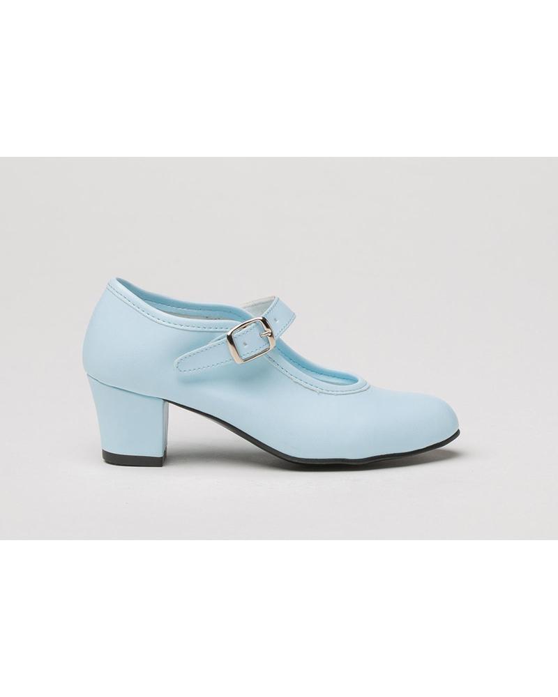 ANGELITOS ZAPATO FLAMENCA 302 CELESTE