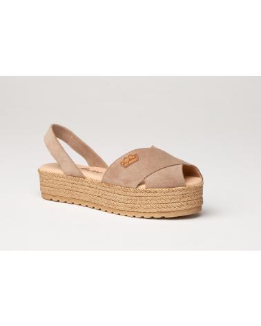  de Mujer  IBICENCA ANTE CRUZ GEL-MEMORY FOAM 1257 TAUPE