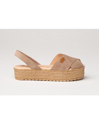 de Mujer  IBICENCA ANTE CRUZ GEL-MEMORY FOAM 1257 TAUPE