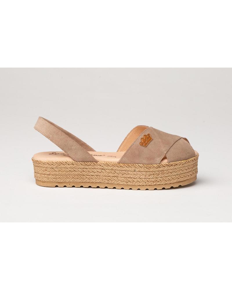  de Mujer  IBICENCA ANTE CRUZ GEL-MEMORY FOAM 1257 TAUPE