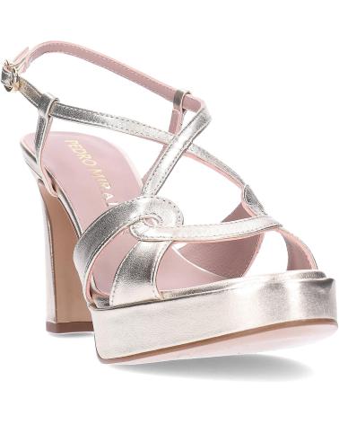 Sandali per Donna PEDRO MIRALLES SANDALIA CON TACON 17201 PLATINO