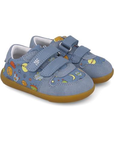 Sneaker für Junge GARVALIN DEPORTIVA RESPETUOSA PARA CHICO 252341 LONA ESTAMPADO INDIGOA631