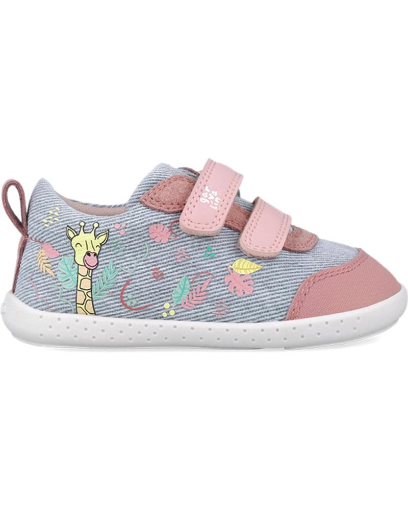 Sneaker für Mädchen GARVALIN DEPORTIVA RESPETUOSA PARA CHICA 252345 LONA ESTAMPADO VAQUEROA224