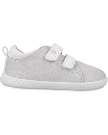 Sportivo per Bambina GARVALIN DEPORTIVA RESPETUOSA PARA CHICA 252347 LONA METALIZADA BLANCOB050