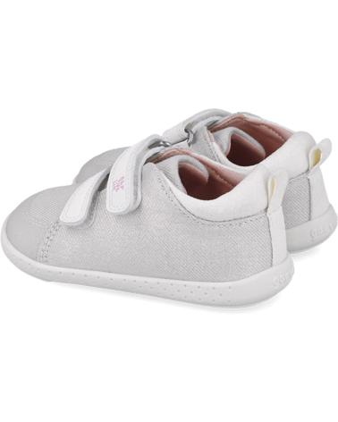 Sneaker für Mädchen GARVALIN DEPORTIVA RESPETUOSA PARA CHICA 252347 LONA METALIZADA BLANCOB050