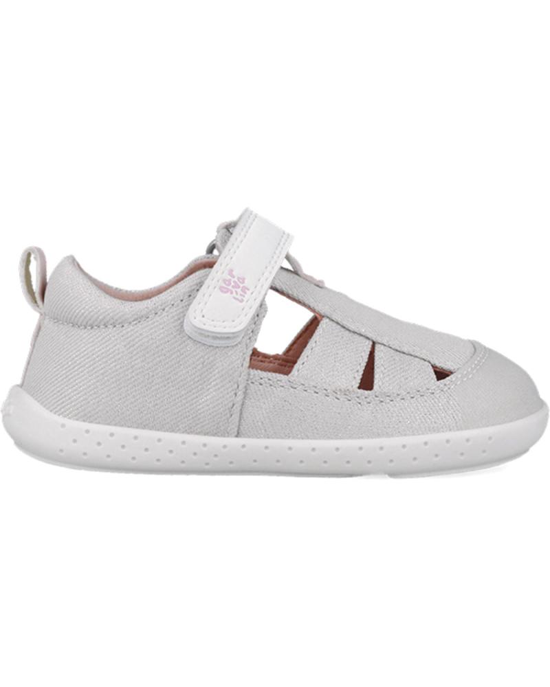 Sandalen für Mädchen GARVALIN SANDALIA RESPETUOSA PARA CHICA 252348 SOFT CANVAS BLANCOB050