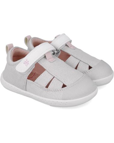 Sandalen für Mädchen GARVALIN SANDALIA RESPETUOSA PARA CHICA 252348 SOFT CANVAS BLANCOB050