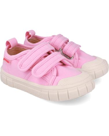 girl Trainers GARVALIN DEPORTIVAS RESPETUOSAS PARA NINA LONA BASICO 252381 ROSAD032