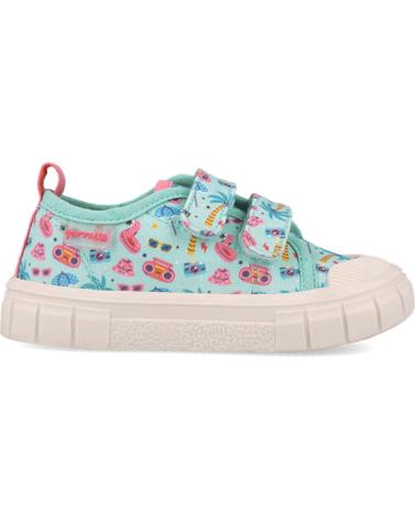 girl Trainers GARVALIN DEPORTIVA RESPETUOSA PARA CHICA 252383 LONA ESTAMPADO TURQUESAA539
