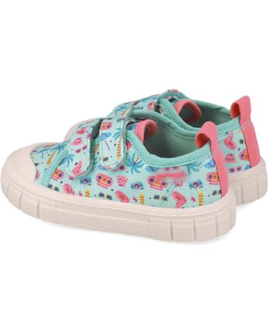 girl Trainers GARVALIN DEPORTIVA RESPETUOSA PARA CHICA 252383 LONA ESTAMPADO TURQUESAA539