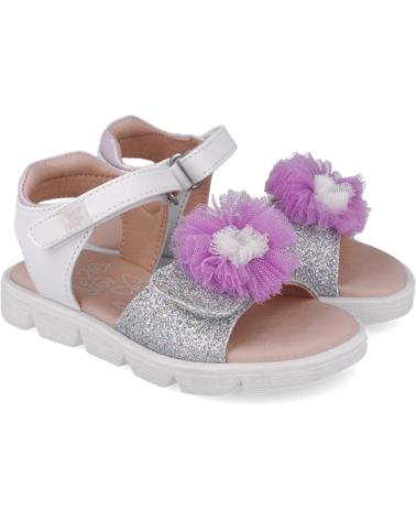 girl Sandals GARVALIN SANDALIAS PARA CHICA 252402 POM POM BLANCOB050