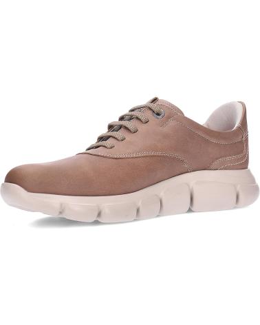 Schuhe für Herren CALLAGHAN ZAPATO CASUAL DE NOBUK CON SUELA DE GOMA TAUPE