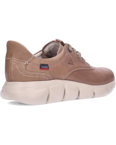 Schuhe für Herren CALLAGHAN ZAPATO CASUAL DE NOBUK CON SUELA DE GOMA TAUPE