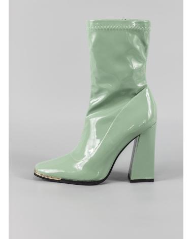 Botas de Mujer KESLEM BOTINES EN COLOR  PARA MUJER VERDE