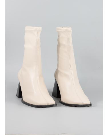 Boots für Damen ANGEL ALARCON BOTAS EN COLOR  PARA MUJER BEIGE