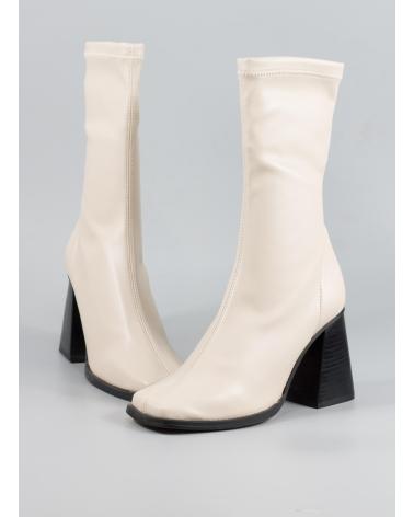 Boots für Damen ANGEL ALARCON BOTAS EN COLOR  PARA MUJER BEIGE