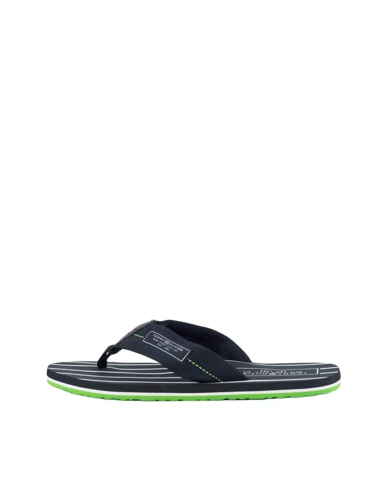 TOMMY HILFIGER CHANCLAS BEACH SANDAL FM0FM04470-DW5 MARINO VERDE