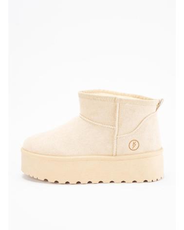 Botas de Mujer KESLEM BOTINES EN COLOR PARA BEIGE