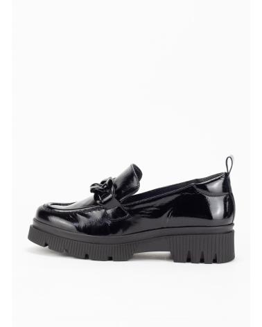 Halbschuhe für Damen KESLEM MOCASINES ORAGEN NEGRO