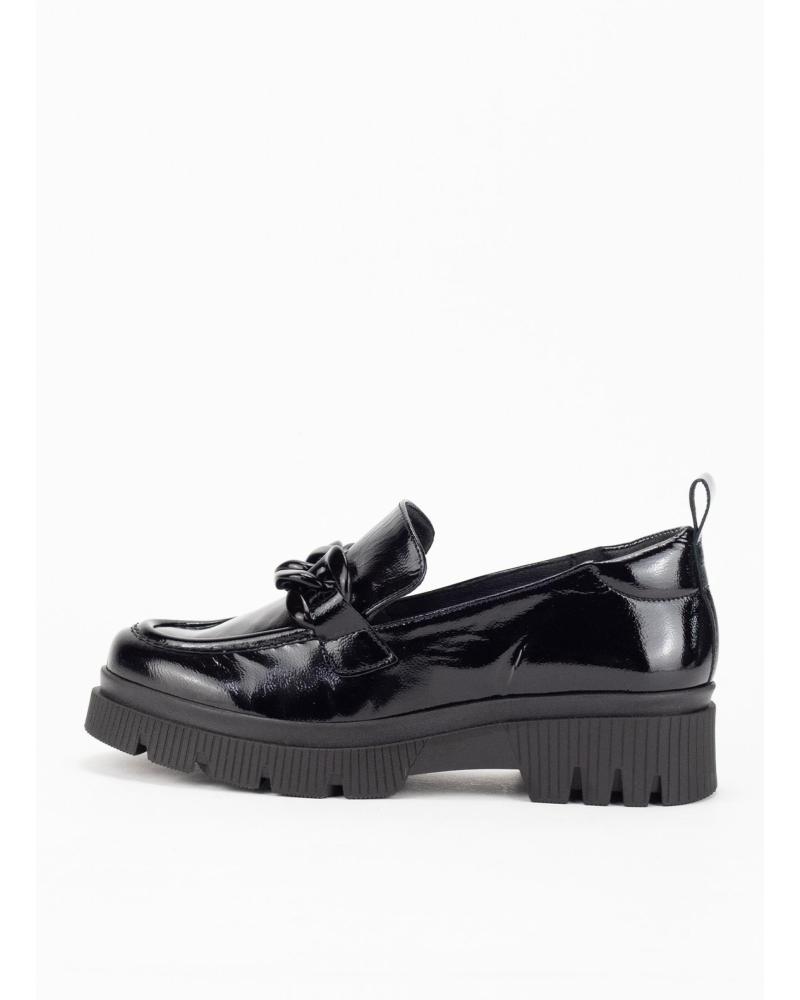 Halbschuhe für Damen KESLEM MOCASINES ORAGEN NEGRO