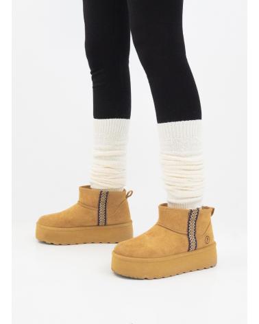 Botines de Mujer KESLEM BOTINES ARTICO PLATFORM CUERO