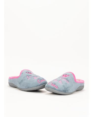 Calzado de casa de Mujer KESLEM ZAPATILLAS CASA EN COLOR PARA GRIS
