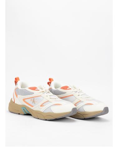 Deportivas de Hombre CALVIN KLEIN ZAPATILLAS RETRO TENNIS SU-MESH BLANCO