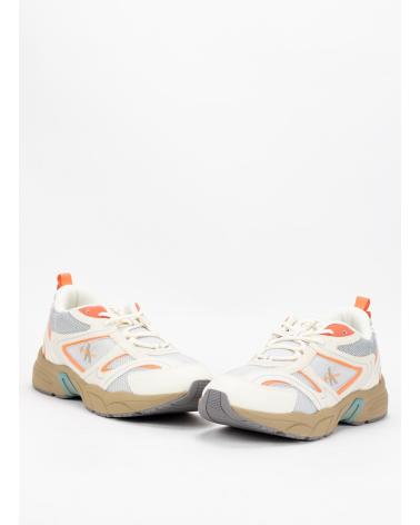 Deportivas de Hombre CALVIN KLEIN ZAPATILLAS RETRO TENNIS SU-MESH BLANCO