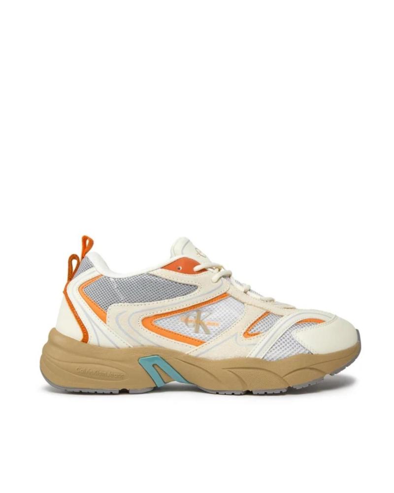 Deportivas de Hombre CALVIN KLEIN ZAPATILLAS RETRO TENNIS SU-MESH BLANCO