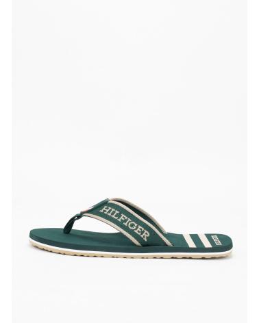 Infradito per Uomo TOMMY HILFIGER CHANCLAS SPORTY HILFIGER BEACH SANDAL VERDE
