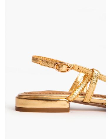 Sandálias de Mulher KESLEM ZAPATOS MULE CUERDA ORO ORO