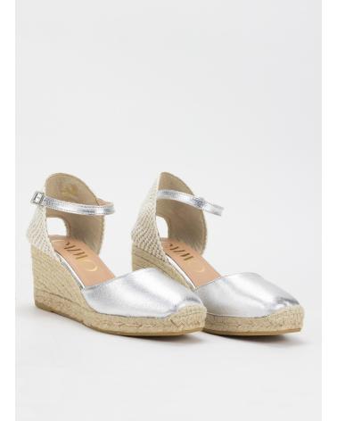 Woman Sandals GAIMO ALPARGATAS YOSIE5 BLANCO PLATA