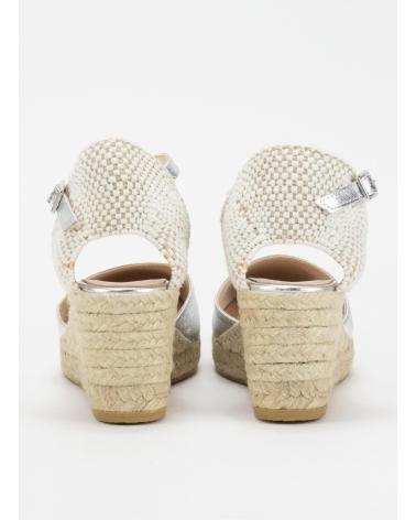 Woman Sandals GAIMO ALPARGATAS YOSIE5 BLANCO PLATA