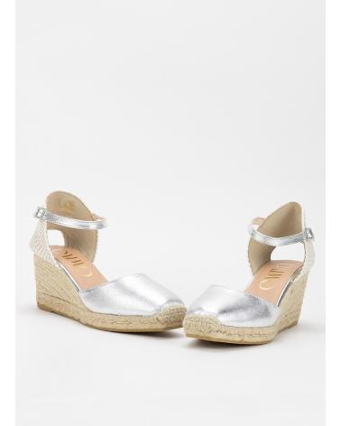 Woman Sandals GAIMO ALPARGATAS YOSIE5 BLANCO PLATA