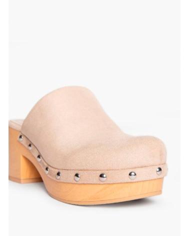 Zapatos de tacón de Mujer KESLEM ZUECOS EN COLOR PARA BEIGE