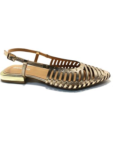 Bailarinas de Mujer GIOSEPPO JERICHO MULES PLANAS PARA MUJER COLOR PLATI METALICO