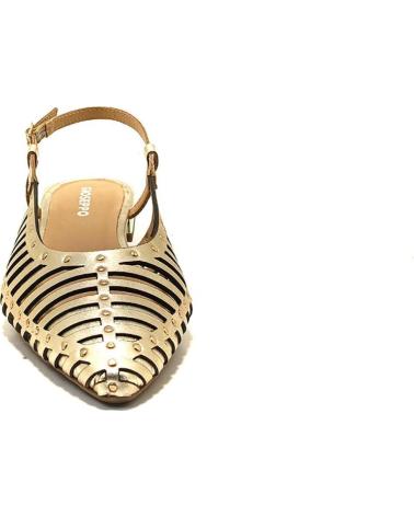 Bailarinas de Mujer GIOSEPPO JERICHO MULES PLANAS PARA MUJER COLOR PLATI METALICO