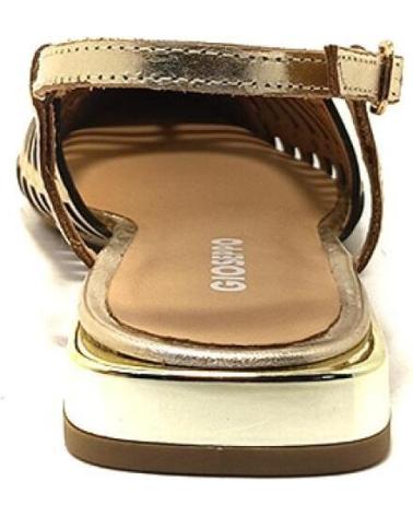Bailarinas de Mujer GIOSEPPO JERICHO MULES PLANAS PARA MUJER COLOR PLATI METALICO