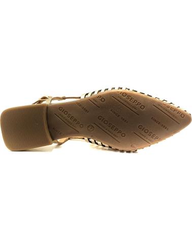 Bailarinas de Mujer GIOSEPPO JERICHO MULES PLANAS PARA MUJER COLOR PLATI METALICO