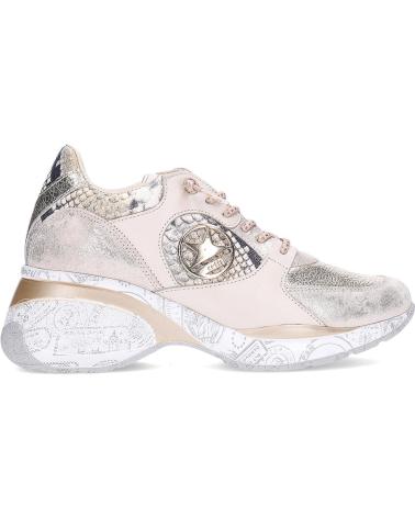 Sneaker für Damen CETTI SNEAKERS PARA MUJER C-1376 METAL Y ANIMAL PRINT CHAMPAGNE