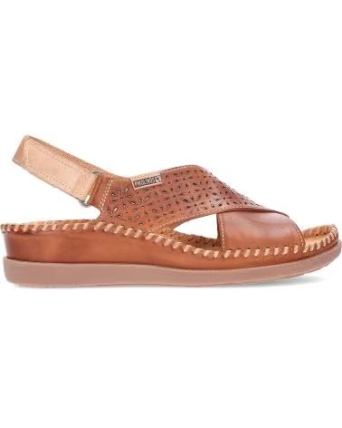 SANDALIAS DE CUÑA PIKOLINOS CADAQUÉS W8K-0848C1 PARA MUJER MARRóN