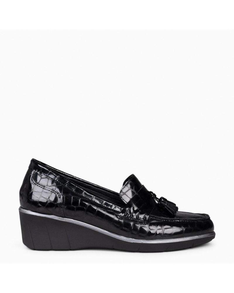 Woman shoes MIMAO BORLAS COCO - MOCASIN BORLAS MUJER NEGRO