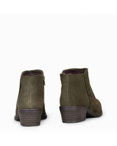 Woman Mid boots MIMAO BALTIMOR - BOTINES PIEL MUJER KAKI HIDROFUGO KAKI MIMAO