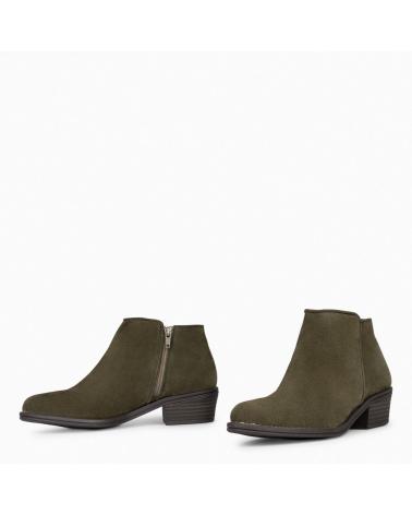 Woman Mid boots MIMAO BALTIMOR - BOTINES PIEL MUJER KAKI HIDROFUGO KAKI MIMAO